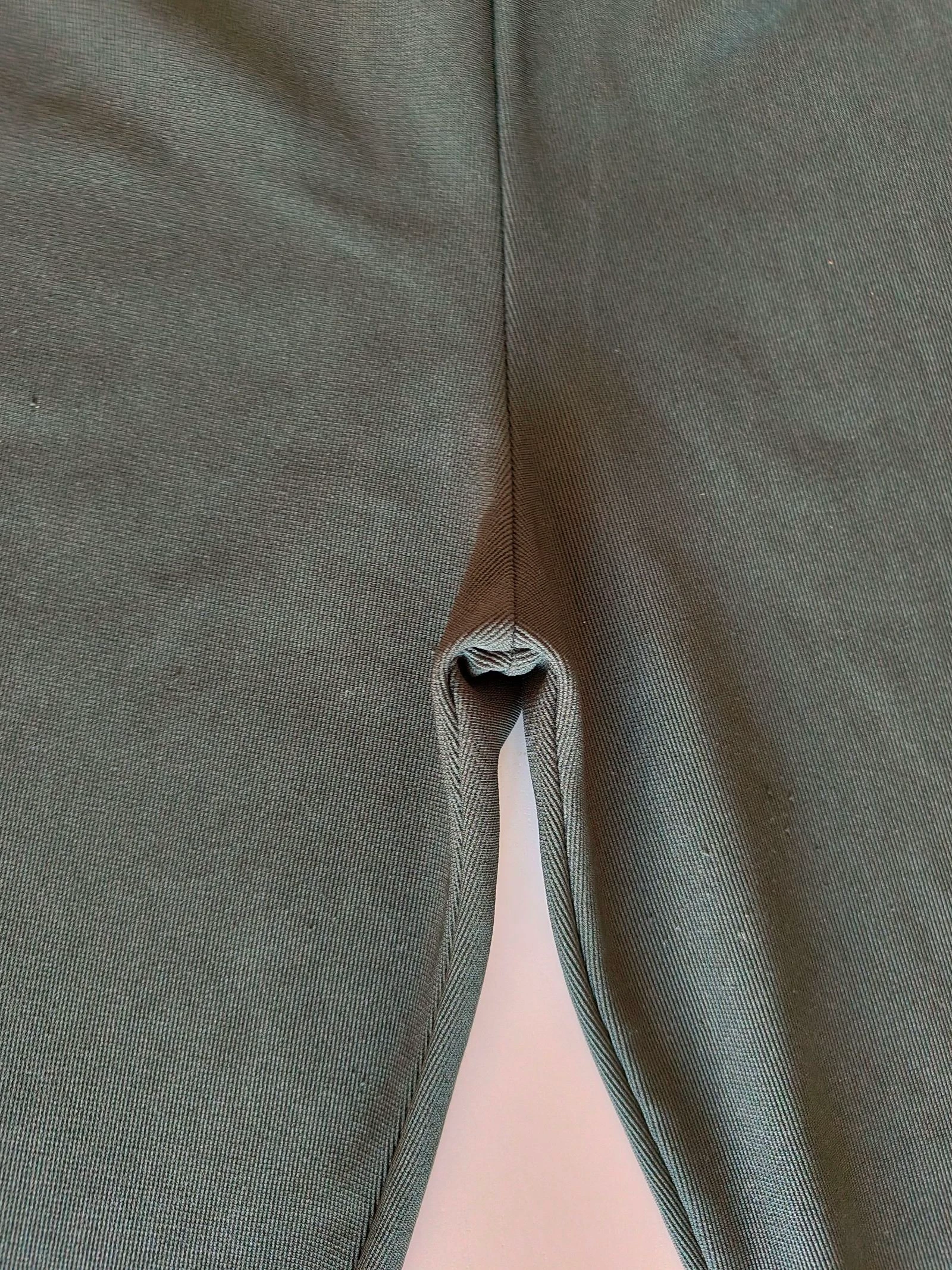 Dark green Zara ladies' trousers – photo 2
